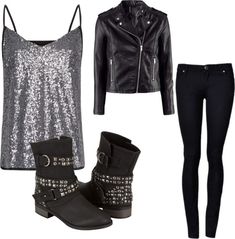 &quot;Biker chick&quot; by richeym on Polyvore