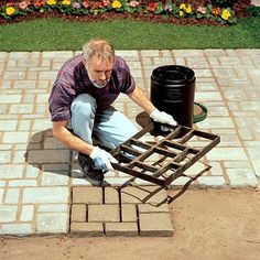 Just 3 simple steps: Pour quick-set concrete into the mold on any flat surface. Smooth with a trowel. Wait one minute, lift mold and move on. This mold measures 20 inches x 24 inches x 2 inches, and holds one 60 pound bag of premix concrete. Makes a straight path or patio.