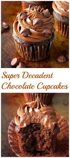 Super Decadent Chocolate Cupcakes - everyone says these are the BEST!!!