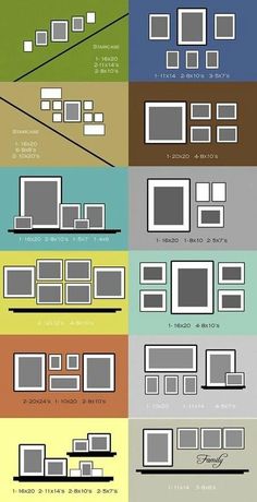 Blog Remob??lia. Picture Frame Layout for the home. Nice idea to the home.