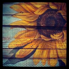 Sunflower - SOLD - Pallet Nerds | Rip it, Cut it, Build it, Sand it, Stain it, Make it, Move it, Hang it.