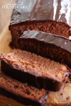Chocolate Pound Cake... this recipe is rich, delicious and perfectly moist! It will be one you want to make over and over again!