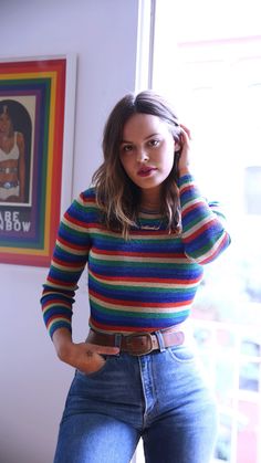 Rainbows and fine art, that's how Atlanta de Cadenet rolls! Read all about what happened when we took a tour of her East Village apartment: <a href="https://likes.asos.com/13991/atlanta-de-cadenet-shows-us-around-rad-nyc-apartment/" rel="nofollow" target="_blank">likes.asos.com/...</a>