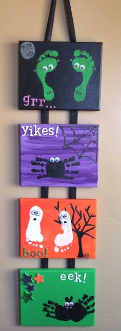 halloween-diy-craft-with-kids-hand-and-foot-print-canvas