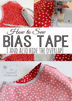 Attaching Bias Tape can make any sewing project stand out. Bias Tape is perfect for craft projects, too. Learn How to Sew Bias Tape the correct way. It&#39;s so easy.