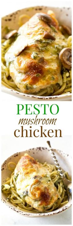 Pesto Chicken - you'll never believe how easy this delicious dinner is! <a href="http://the-girl-who-ate-everything.com" rel="nofollow" target="_blank">the-girl-who-ate-...</a>