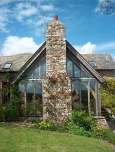 Beautiful barn conversion and extension in Devon, England designed by architect Roderick James | Carpenter Oak.