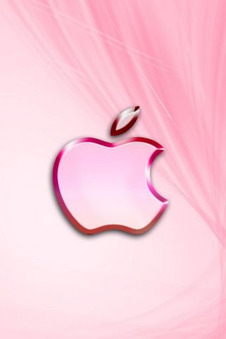 Pink Apple Desktop Wallpaper For iPhone