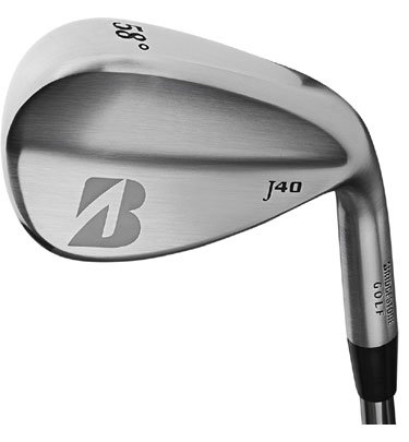 Bridgestone Golf Men's J40 Satin Chrome Wedge (Right Handed,Spinner Wedge, Stiff, 52 degrees) Bridgestone Golf