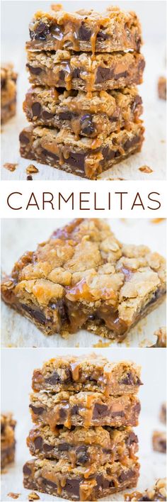 Carmelitas - Easy one-bowl, no-mixer recipe. With a name like that, they have to be good!!