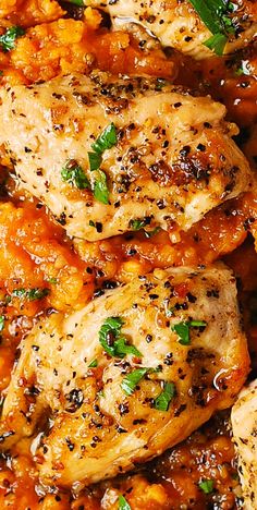 Maple-Glazed Chicken with Sweet Potatoes - SO good,lots of protein, fiber, and it???s gluten-free! <a class="pintag searchlink" data-query="%23BHG" data-type="hashtag" href="/search/?q=%23BHG&rs=hashtag" rel="nofollow" title="#BHG search Pinterest">#BHG</a> <a class="pintag searchlink" data-query="%23sponsored" data-type="hashtag" href="/search/?q=%23sponsored&rs=hashtag" rel="nofollow" title="#sponsored search Pinterest">#sponsored</a>