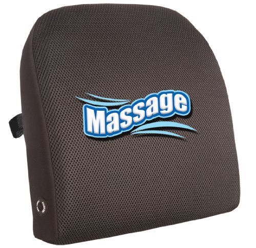 Comfort Memory Foam Massage Lumbar Cushion Back Massager With Heat