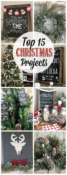 Great collection of Christmas projects - Christmas crafts, fun food recipes, and holiday home decor ideas.
