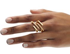 Angela H??bel Rings | Parallelo with diamonds