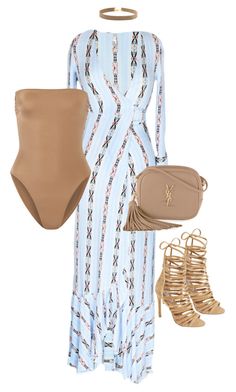 &quot;WRAP DRESS&quot; by alexannaloro on Polyvore featuring Norma Kamali, Steve Madden, Yves Saint Laurent and ALYANNACLOTHING