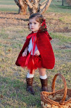 Girls Little Red Riding Hood Costume- She is so adorable in this costume! O my goodness!!!!!