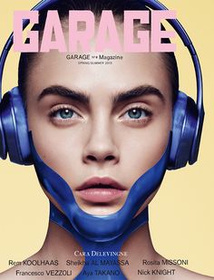 The spring-summer 2015 issue from Garage Magazine taps five top models for its covers photographed by Phil Poynter. Lara Stone, Kendall Jenner, Binx Walton, Cara Delevingne and Joan Smalls all look tech chic as they wear earphones with cool, futuristic accessories or accents.