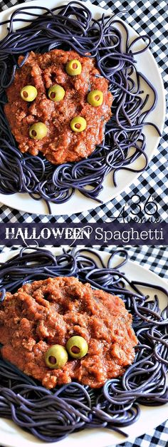 Halloween Recipe - This Halloween Spaghetti tastes delicious and looks???