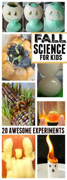 20 awesome Fall science experiments for kids- my mind is blown! such neat???