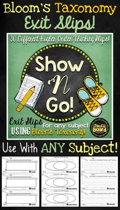 This set of 30 exit slips helps facilitate higher order thinking and thoughtful written response after students have reflected on a lesson or topic. Using these slips will help you collect formative assessments on your students throughout the school year and provide insight on how your students relate to what they learn each day!