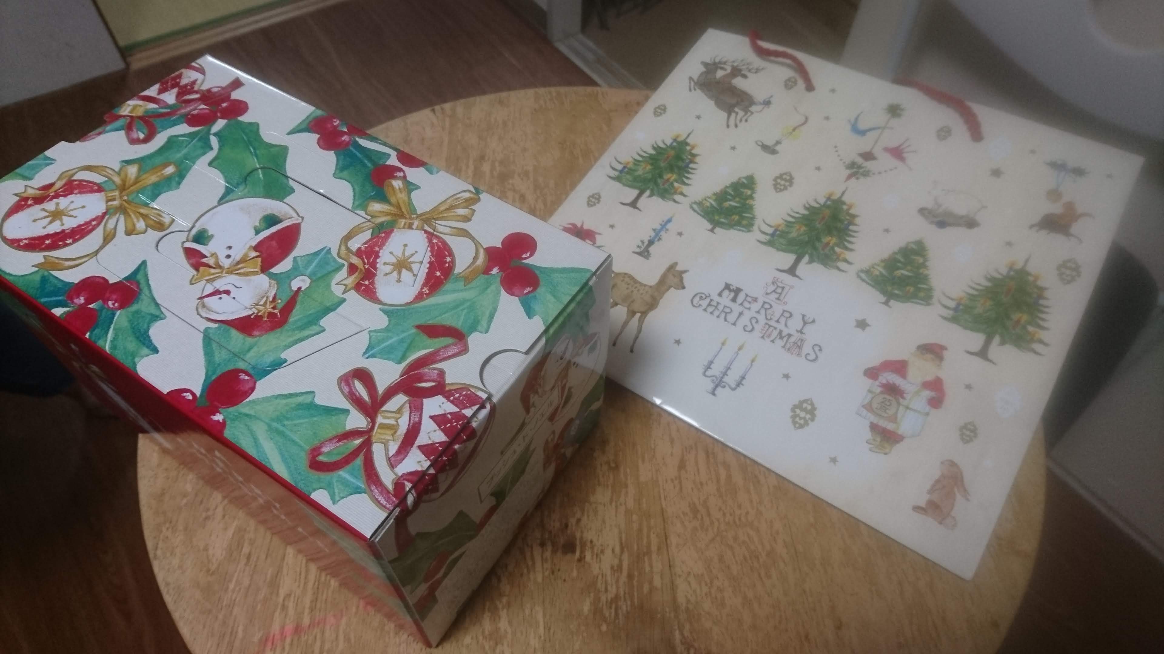 2018/12/25 �u�b�V���E�h�E�m�G�� �u��̂Ԃǂ��v�B�N���X�}�X�P�[�L�����ɍ����̌i�C�̕��������������肵�āB