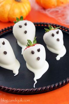 White Chocolate Strawberry Ghosts Pictures, Photos, and Images for Facebook, Tumblr, Pinterest, and Twitter