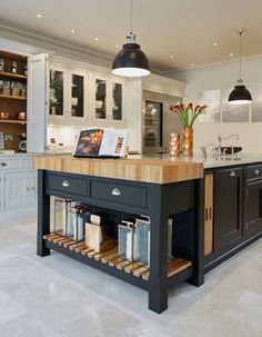 Stunning Black &amp; Grey Painted Kitchen ??? Tom Howley