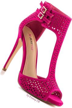Emmy DE * Beautiful Fuchsia High Heel Sandals