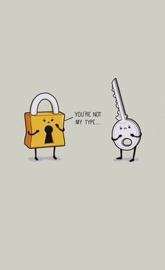 Lock And Key - Funny iPhone wallpapers mobile9