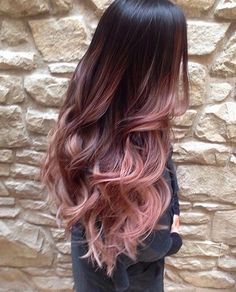 Rose Gold Hair Inspiration: The Colour Of The Season