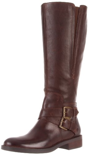 *+ Enzo Angiolini Women’s Scarly Wide Calf Boot,Dark Brown Leather,7.5 ...