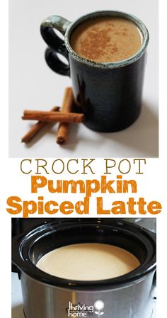 Crock Pot Pumpkin Spiced Latte Recipe