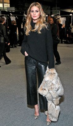 OLIVIA PALERMO. Faux Fur Only!