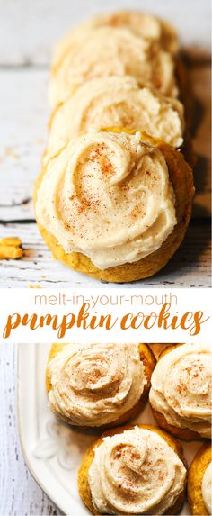 Melt-in-Your-Mouth Pumpkin Cookies - This is by far my most popular recipe and readers agree that these are THE best frosted pumpkin cookies on Pinterest!