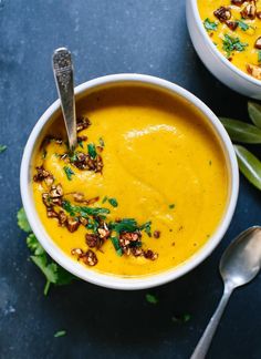 Thai carrot and sweet potato soup <a href="http://cookieandkate.com" rel="nofollow" target="_blank">cookieandkate.com</a>