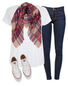 &quot;Outfits for school&quot; by lila-lofving on Polyvore featuring Frame Denim, Humble Chic, Converse, women&#39;s clothing, women&#39;s fashion, women, female, woman, misses and juniors