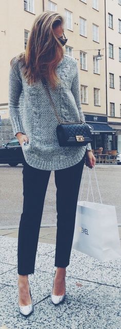 <a class="pintag" href="/explore/fall/" title="#fall explore Pinterest">#fall</a> <a class="pintag" href="/explore/fashion/" title="#fashion explore Pinterest">#fashion</a> / casual gray knit