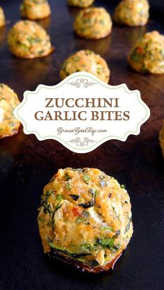 This tasty zucchini garlic bites recipe combines shredded zucchini with garlic???