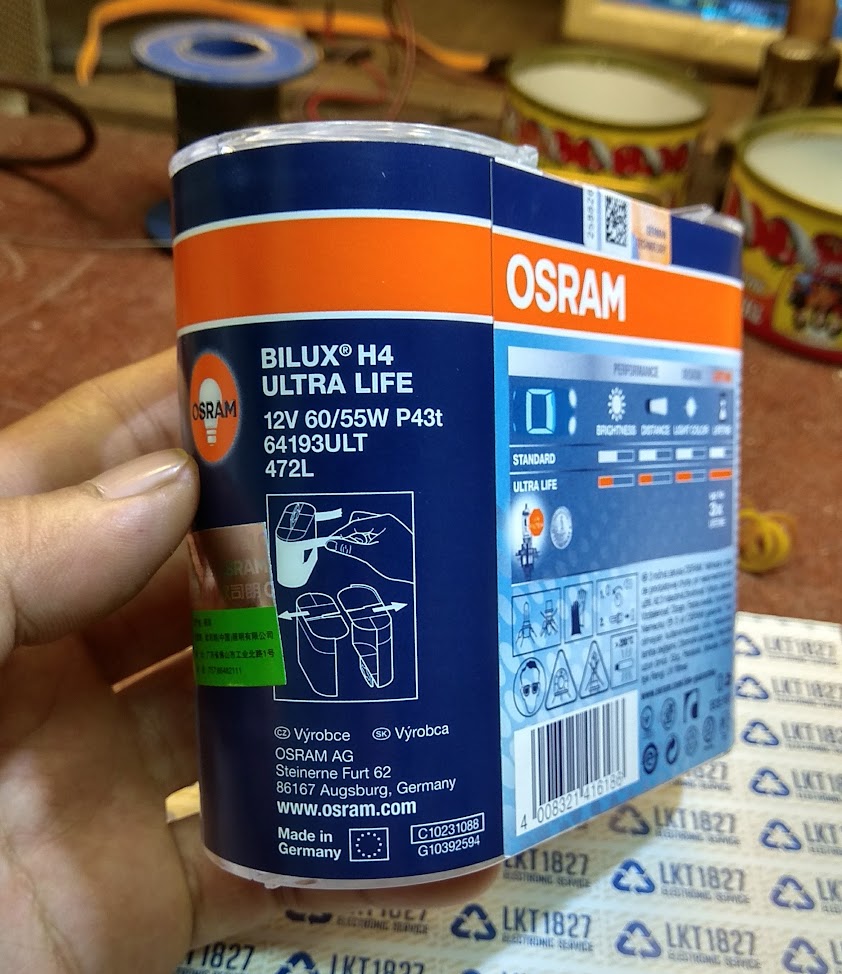 Hiển thị OSRAM Germany H4 12V 60/55W