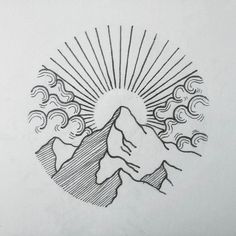 I like the shading and shape of this mountain