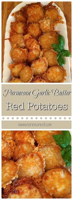 Parmesan Garlic Butter Red Potatoes are the perfect side dish when you&#39;re looking for something more than the traditional baked potato! These are a family favorite and so easy to make and OH SO YUMMY!!! Great Recipe!