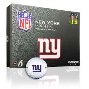 NFL New York Giants 2012 e6 Logo Balls Bridgestone Golf