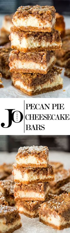 Pecan Pie Cheesecake Bars is what happens when you combine two of my favorite desserts. These luscious three layer bars are truly amazing!