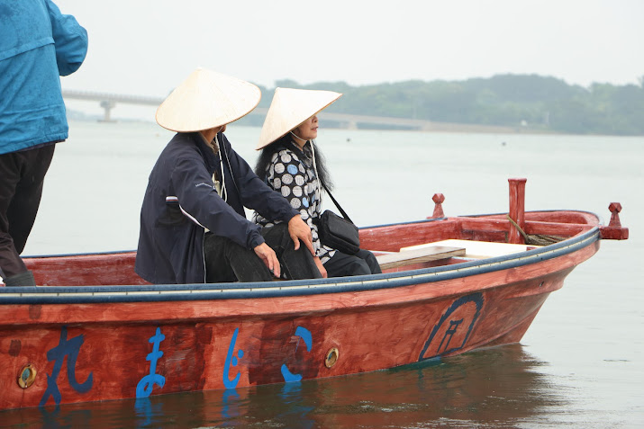 体験】小島神社へ櫓漕ぎ船！『小島伝馬船（こじまてんません）』に乗っ