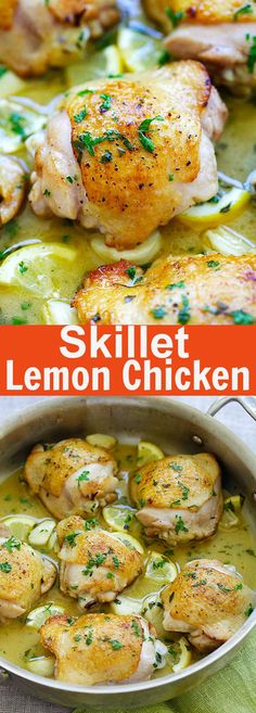 Lemon Chicken ??? one pan chicken perfection in buttery lemon sauce. Easy lemon chicken recipe that is perfect for dinner | <a href="http://rasamalaysia.com" rel="nofollow" target="_blank">rasamalaysia.com</a>