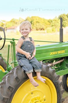 someday farmer---this reminds me of my sister, husband and boys who would only buy John Deere farm machinery.