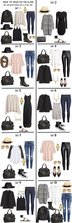 Packing List Day Outfits