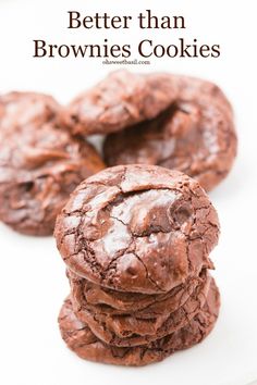 Can't decide between brownies or cookies? Try these better than brownies cookies! <a href="http://ohsweetbasil.com" rel="nofollow" target="_blank">ohsweetbasil.com</a>