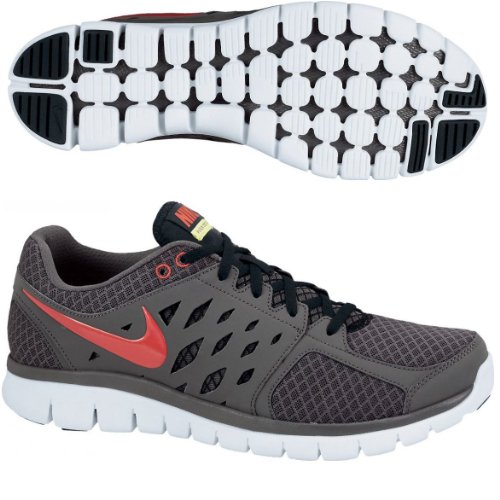 New Nike Flex 2013 Run Grey/Red Mens 10 Nike Flex