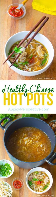 Hot Healthy Chinese Hot Pot Recipe (Gluten Free) | <a href="http://ASpicyPerspective.com" rel="nofollow" target="_blank">ASpicyPerspective...</a>